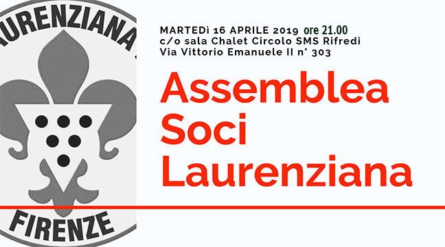 Assemblea soci Laurenziana 2019