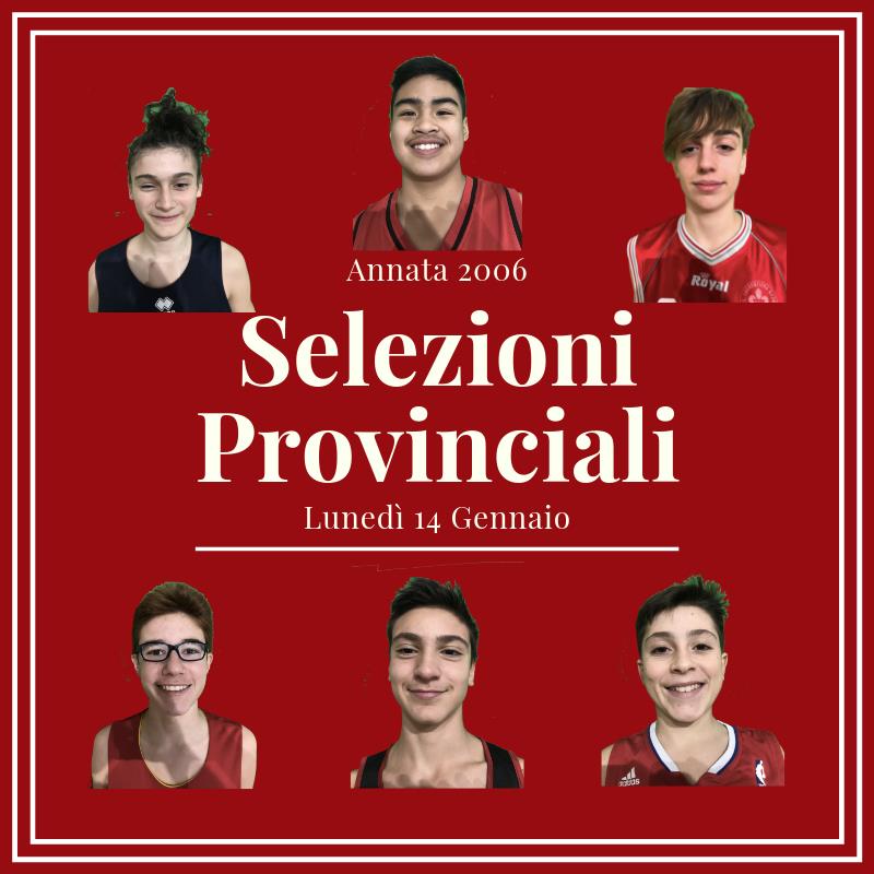 selezioni provinciali 2006 14 gen