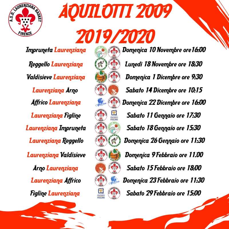 Aquilotti2009 calendario