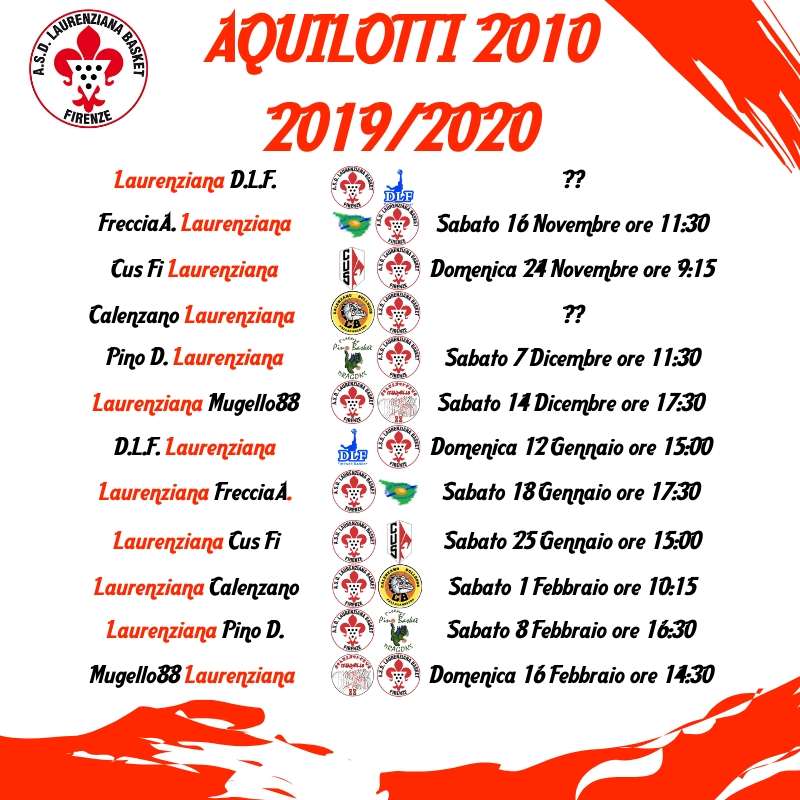 Aquilotti2010 calendario